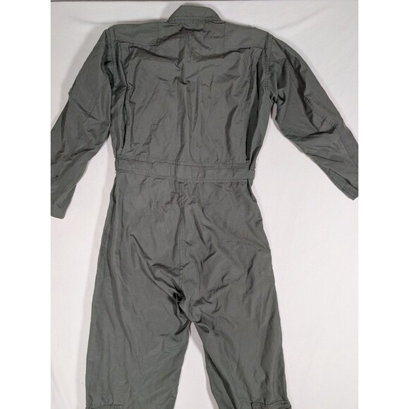 US Military Captain Flyers Coverall Fire Resistant Flight Suit CWU-27/P 40L - Picture 7 of 11